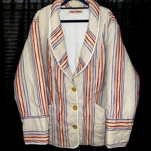 Free People Astrid Quilted Knit Jacket